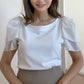 花びらスリーブプルオーバー