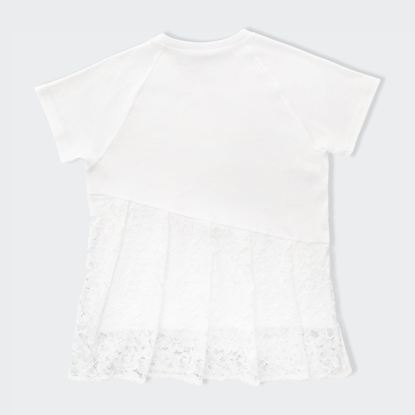 裾レースチュニック