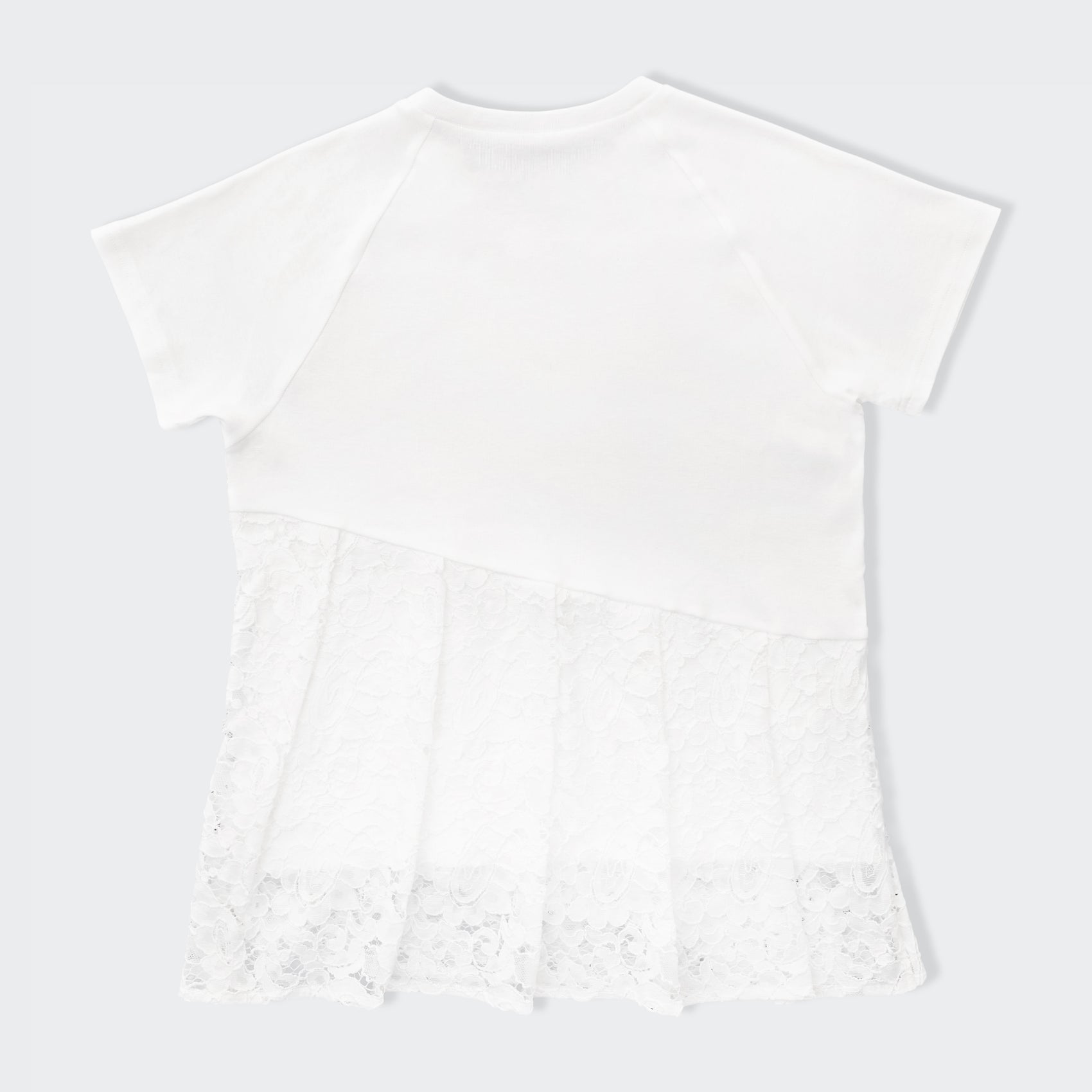 裾レースチュニック