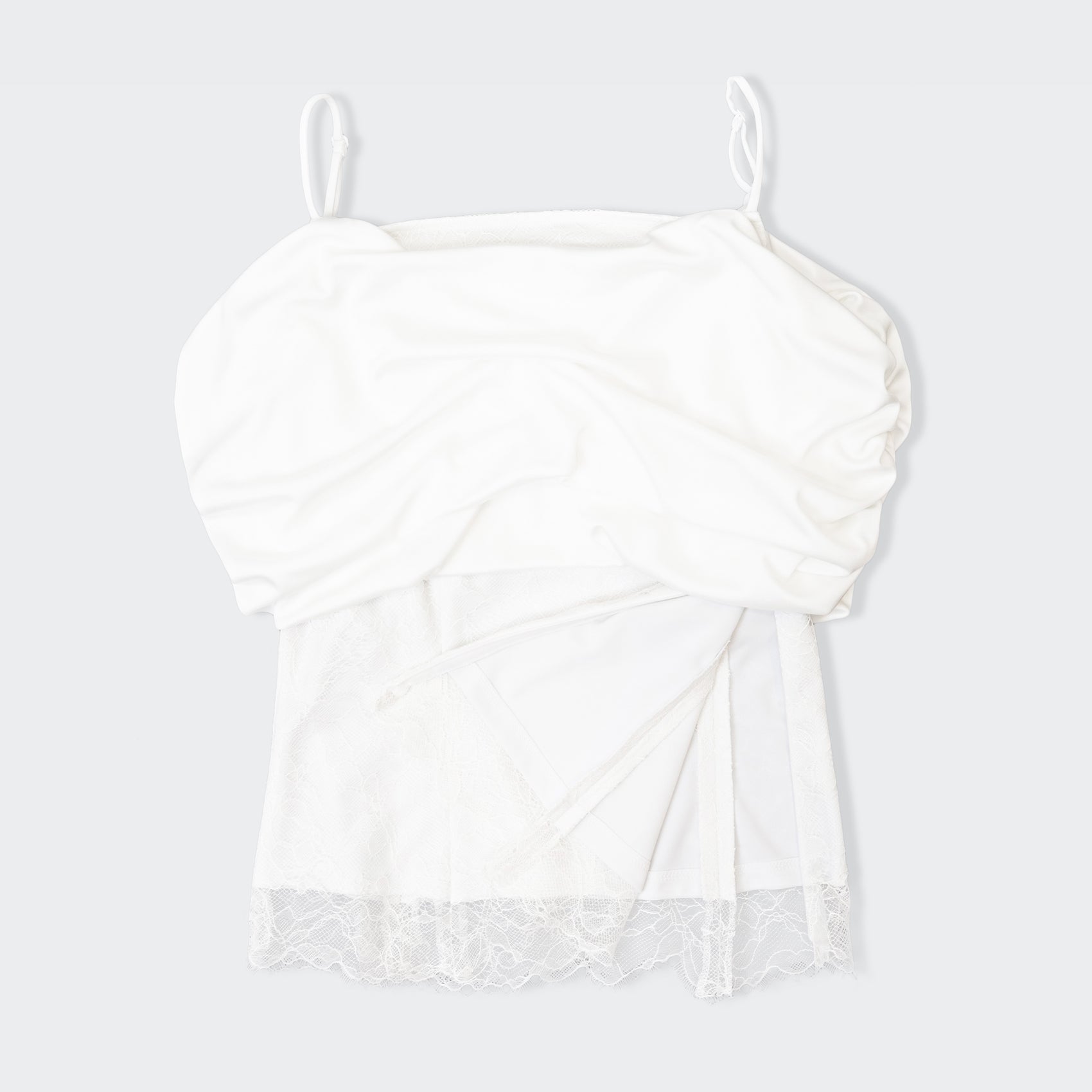 オフショルダーレースキャミソール