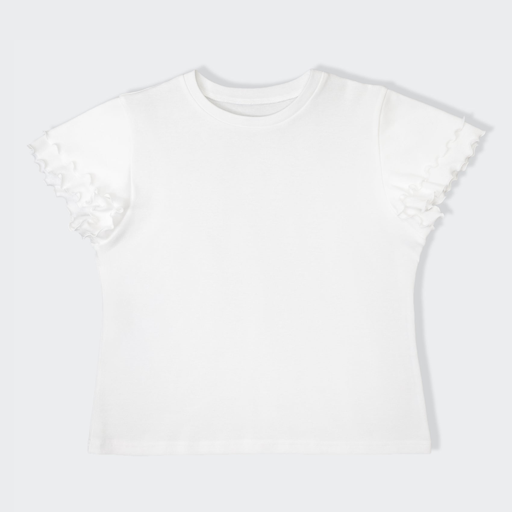 袖フリルプルオーバー