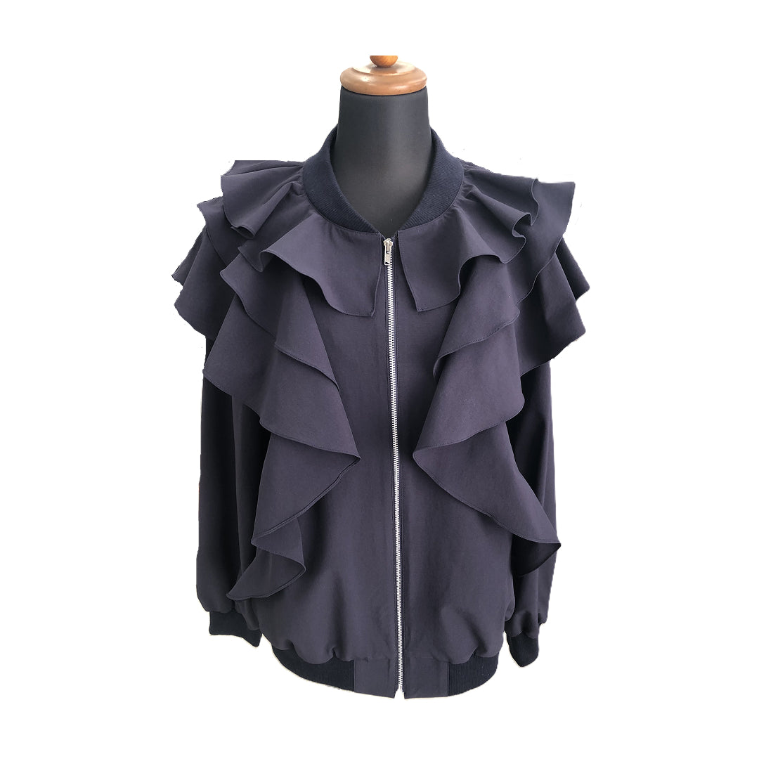 フリルカスケードブルゾン
