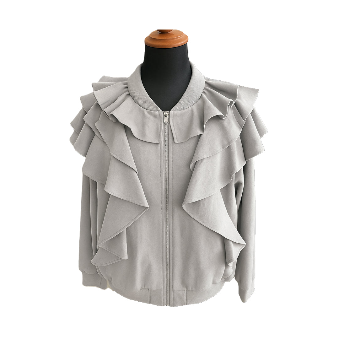 フリルカスケードブルゾン