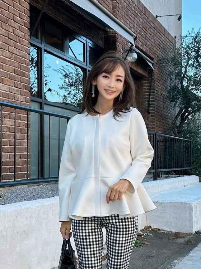 フリルジップジャケット