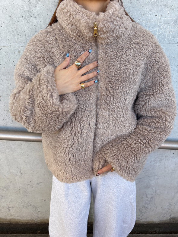 シープファージップブルゾン