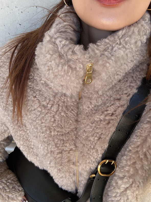 シープファージップブルゾン