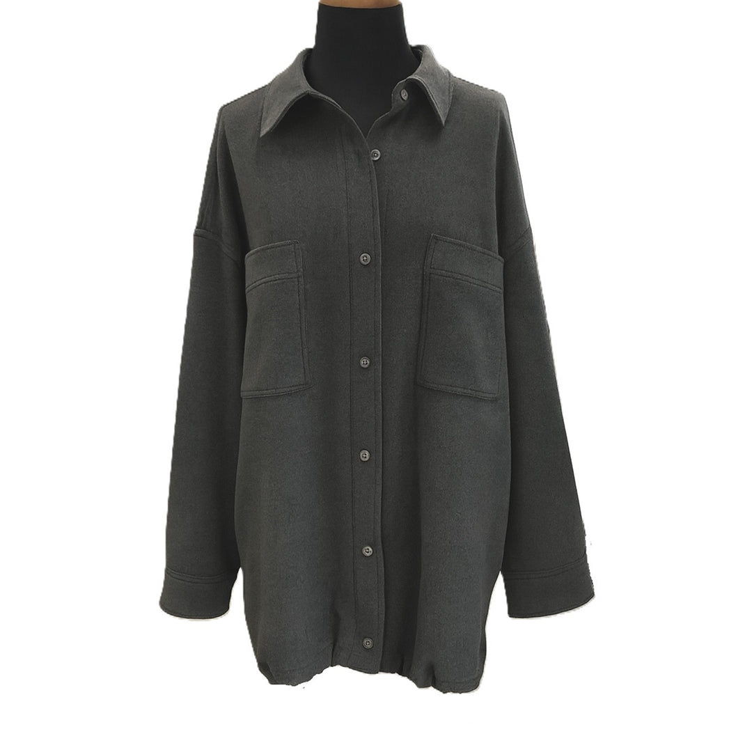 ドローストリングビッグシャツ