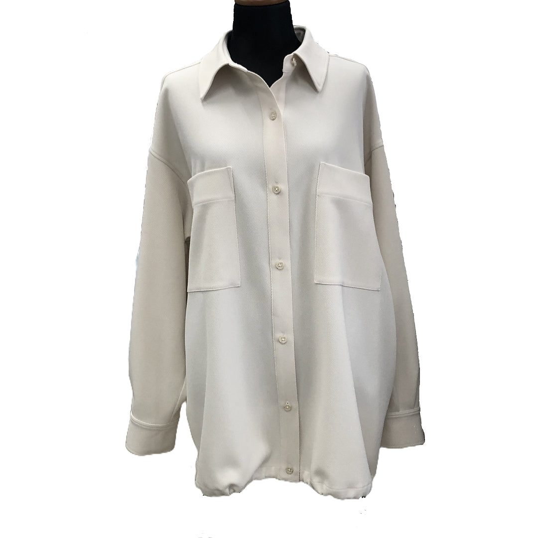 ドローストリングビッグシャツ