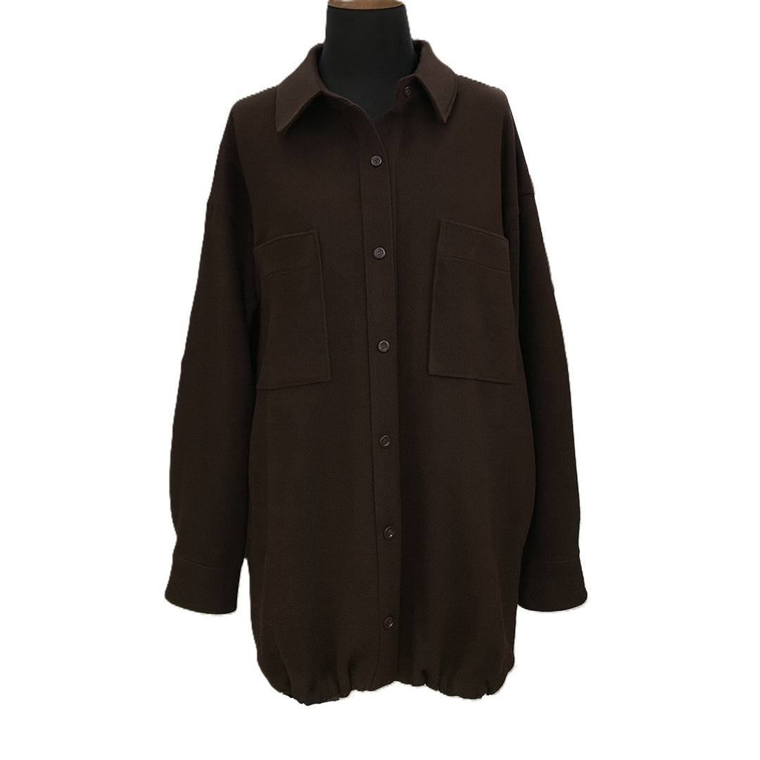 ドローストリングビッグシャツ