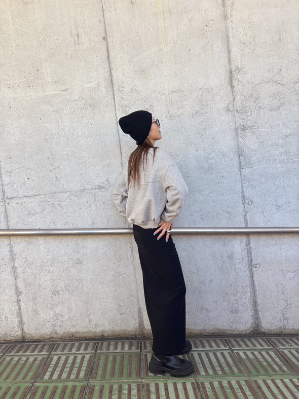 ウエストリブロングタイトスカート